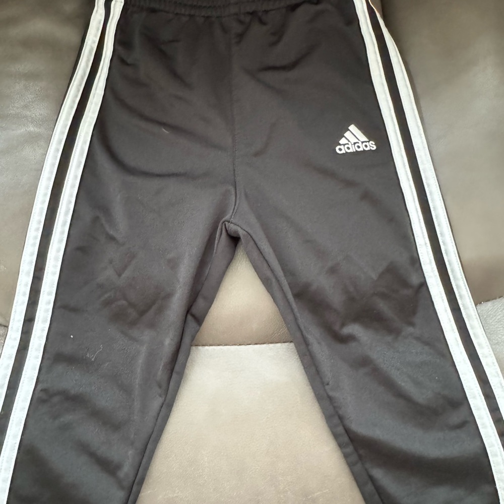 Adidas Kids Black Track Pants